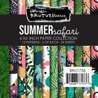 Brutus Monroe - 6 x 6 Paper Pad - Summer Safari