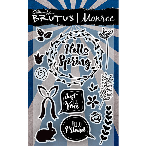 Brutus Monroe - Clear Acrylic Stamps - Hello Spring
