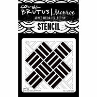 Brutus Monroe - Mixed Media Stencil - Tile