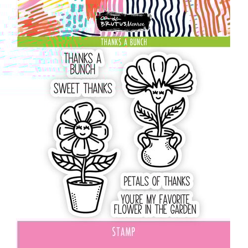 Brutus Monroe - Create Your Own Ending Collection - Clear Photopolymer Stamps - Thanks A Bunch