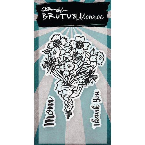 Brutus Monroe - Clear Acrylic Stamps - Moms Flowers