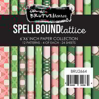 Brutus Monroe - Bubbles and Broomstick Collection - 6 x 6 Paper Pack - Spellbound Lattice
