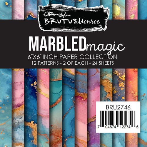 Brutus Monroe - Storybook Forest Collection - 6 x 6 Paper Pad - Marbled Magic