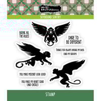 Brutus Monroe - Bubbles and Broomstick Collection - Clear Photopolymer Stamps - Skybound Sentry