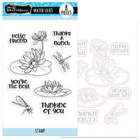 Brutus Monroe - Clear Photopolymer Stamp and Die Set - Water Lilies