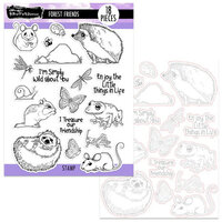 Brutus Monroe - Die and Clear Photopolymer Stamp Set - Forest Friends