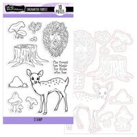 Brutus Monroe - Die and Clear Photopolymer Stamp Set - Enchanted Forest