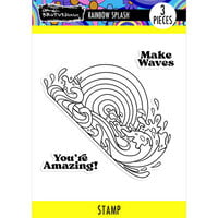Brutus Monroe - Good Vibrations Collection - Clear Photopolymer Stamps - Rainbow Splash