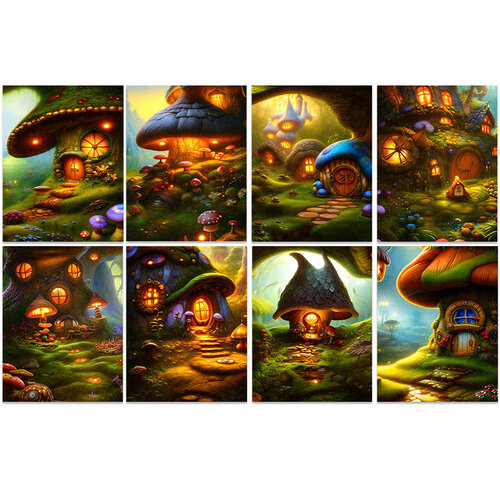 Brutus Monroe - Card Panels - Mushroom Village