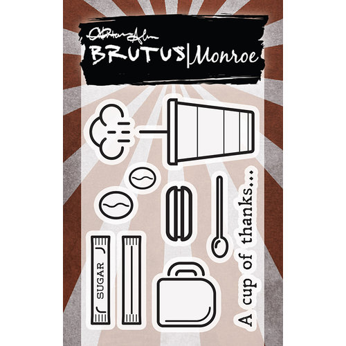 Brutus Monroe - Clear Acrylic Stamps - Cup Of Thanks