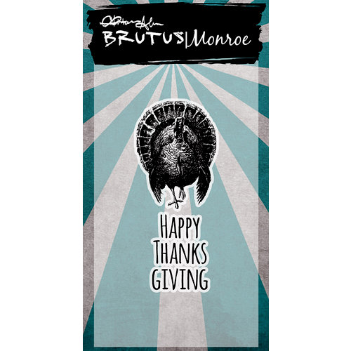 Brutus Monroe - Clear Acrylic Stamps - Happy Thanksgiving