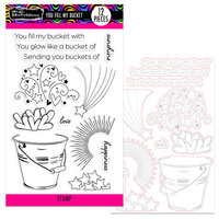 Brutus Monroe - Die and Clear Photopolymer Stamp Set - You Fill My Bucket