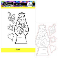 Brutus Monroe - Good Vibrations Collection - Die and Clear Photopolymer Stamp Set - I Lava You