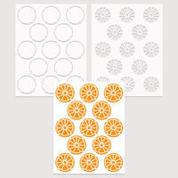 Brutus Monroe - Let's Do Brunch Collection - Stencils - Citrus