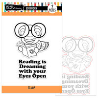 Brutus Monroe - School's In Session Collection - Die and Clear Photopolymer Stamp Set - Bookmark Bundle