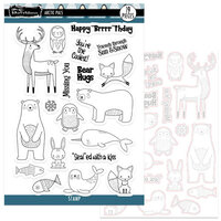 Brutus Monroe - Arctic Pals Collection - Die and Clear Photopolymer Stamp Set - Arctic Pals