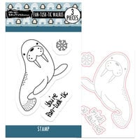 Brutus Monroe - Artic Pals Collection - Die and Clear Photopolymer Stamp Set - Fan-Tusk-Tic