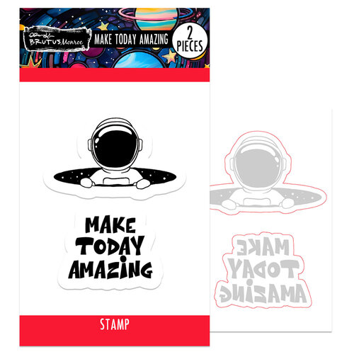 Brutus Monroe - Space Robots Collection - Die and Clear Photopolymer Stamp Set - Make Today Amazing