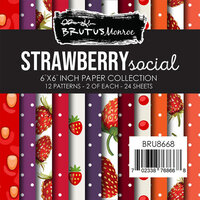 Brutus Monroe - 6 x 6 Paper Pad - Strawberry Social