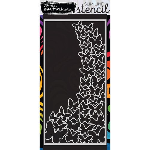 Brutus Monroe - Wings Of Lace Collection - Stencils - Fluttering Flight