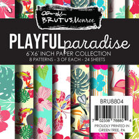 Brutus Monroe - 6 x 6 Paper Pad - Playful Paradise