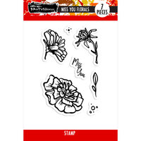 Brutus Monroe - Clear Photopolymer Stamps - Miss You Florals