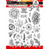 Brutus Monroe - Clear Photopolymer Stamps - Fall Florals