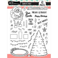 Brutus Monroe - Christmas - Clear Photopolymer Stamps - Santa's Visit