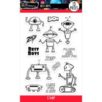 Brutus Monroe - Space Robots Collection - Clear Photopolymer Stamps - Best Bots