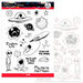 Brutus Monroe - Space Robots Collection - Die and Clear Photopolymer Stamp Set - Spaced Out!