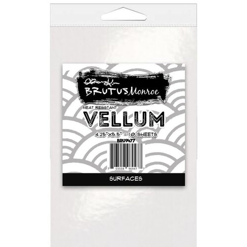 Brutus Monroe - Vellum - Heat Resistant - 4.25 x 5.5 - 10 Pack