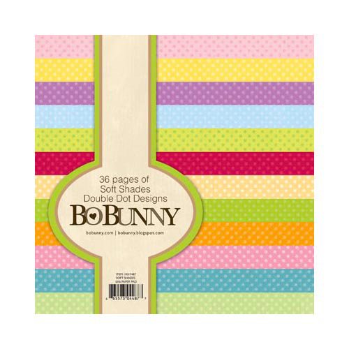 BoBunny - Double Dot Designs Collection - 6 x 6 Paper Pad - Soft Shades