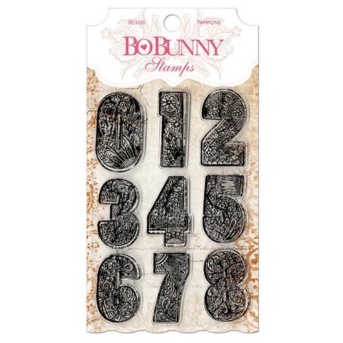 Bo Bunny - Clear Acrylic Stamps - Countdown