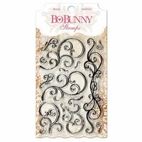 Bo Bunny - Clear Acrylic Stamps - Curly Q