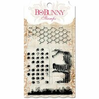 Bo Bunny - Essentials Collection - Clear Acrylic Stamp - Distressed Textures