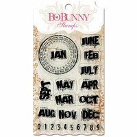 Bo Bunny - Essentials Collection - Clear Acrylic Stamp - On This Day