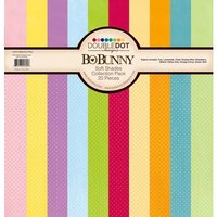 BoBunny - Double Dot Designs Collection - 12 x 12 Paper Pack - Soft Shades