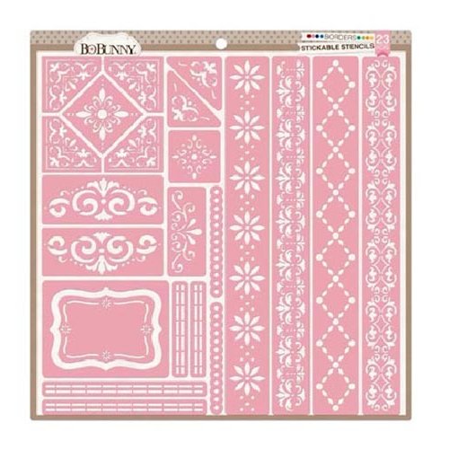 BoBunny - Stickable Stencils - Borders