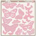 BoBunny - Stickable Stencils - Butterflies
