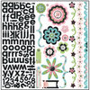 Bo Bunny Press - Alissa Collection - 12 x 12 Cardstock Stickers - Alissa Combo, CLEARANCE