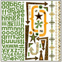 Bo Bunny Press - U Bug Me Collection - 12 x 12 Cardstock Stickers - U Bug Me Combo