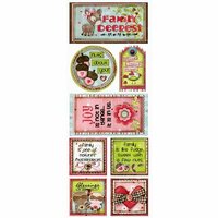 Bo Bunny Press - Love Bandit Collection - Cardstock Stickers - Family Deerest