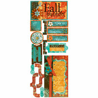 Bo Bunny Press - Gypsy Collection - Cardstock Stickers - Fall Favorites, CLEARANCE
