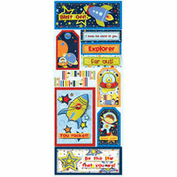 Bo Bunny - Blast Off Collection - Cardstock Stickers - Far Out