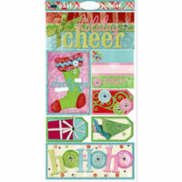 Bo Bunny Press - Holiday Cheer Collection - Cardstock Stickers - Holiday Cheer