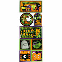 Bo Bunny Press - Boo Crew Collection - Halloween - Cardstock Stickers - Killer Costumes
