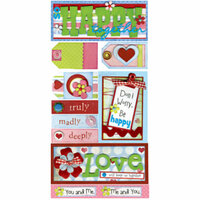 Bo Bunny Press - Flirty Collection - Cardstock Stickers - Keep Us Together
