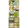 Bo Bunny Press - Flutter Butter Collection - Cardstock Stickers - Life Is A Journey, CLEARANCE