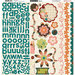 Bo Bunny Press - Olivia Collection - 12 x 12 Cardstock Stickers - Olivia Combo