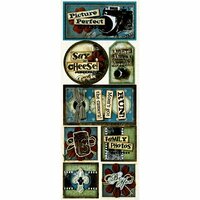 Bo Bunny Press - Mama-razzi Collection - Cardstock Stickers - Say Cheese